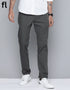 Dark Grey Cotton Imported Stuff Pant Smart Fit